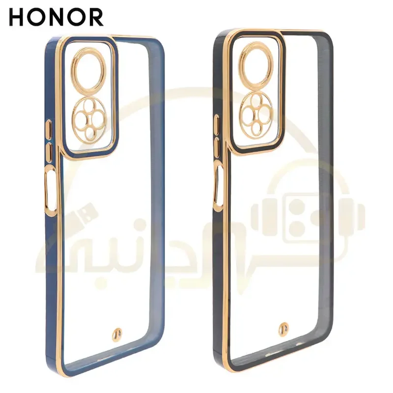 قاب الکتروپلیتینگ  شفاف محافظ لنزدار Honor X7 کاور هونور ایکس 7 2022