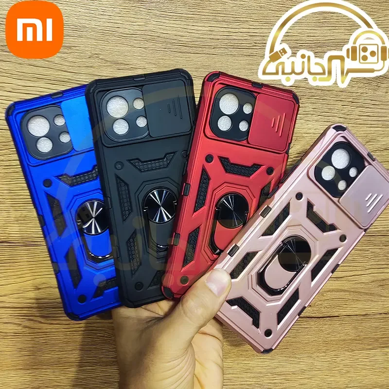 قاب ضد ضربه بتمن محافظ لنزدار کشویی Xiaomi Mi 11 5G کاور رباتی بتمنی شیائومی می 11 فایوجی