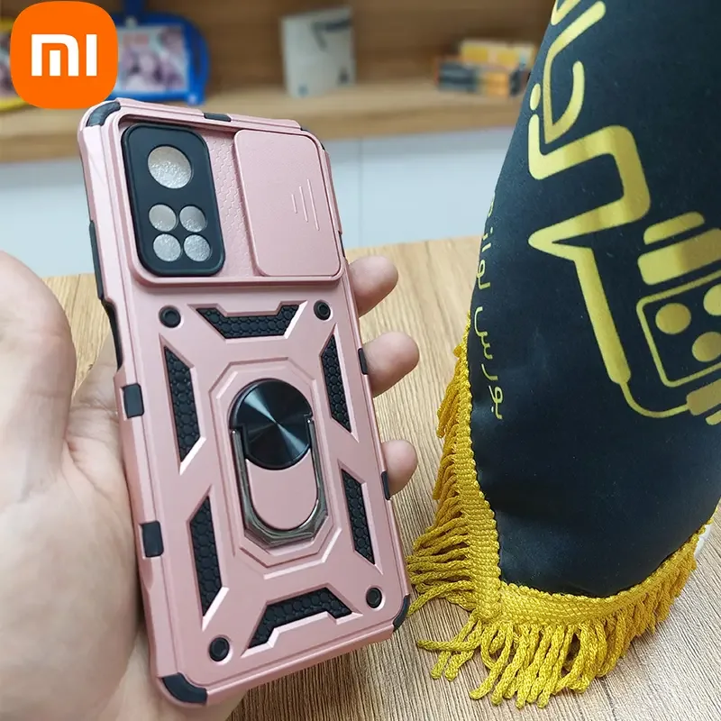قاب ضد ضربه بتمن محافظ لنزدار کشویی Xiaomi Mi 10T 5G کاور ضد ضربه بتمنی رباتی Mi 10T Pro 2020