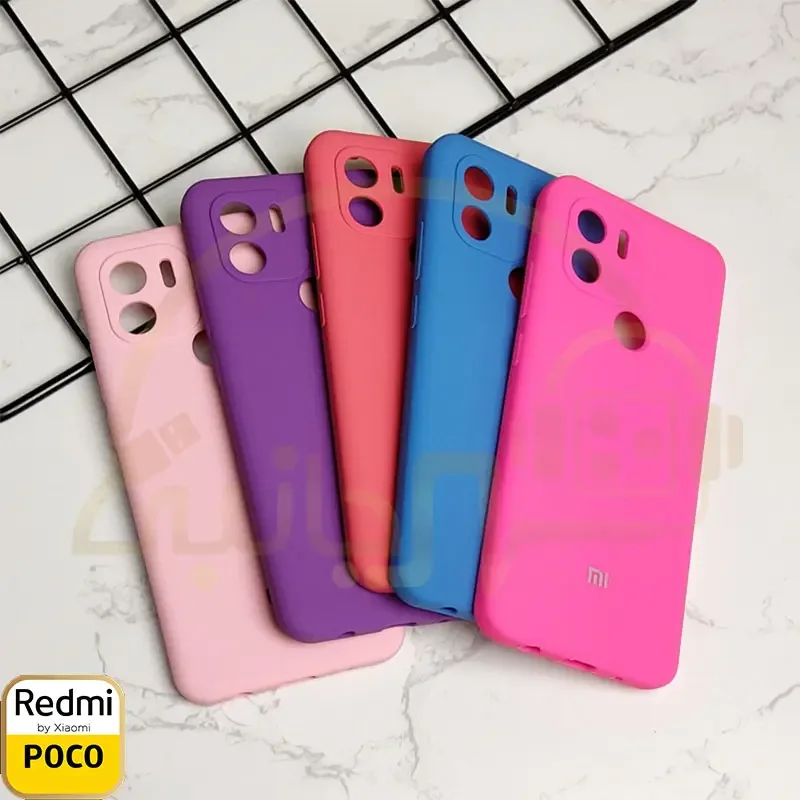 قاب سیلیکونی اورجینال پاک کنی Xiaomi Redmi A1+ , A2+ 4G کاور اصلی شیائومی POCO C50 , C51