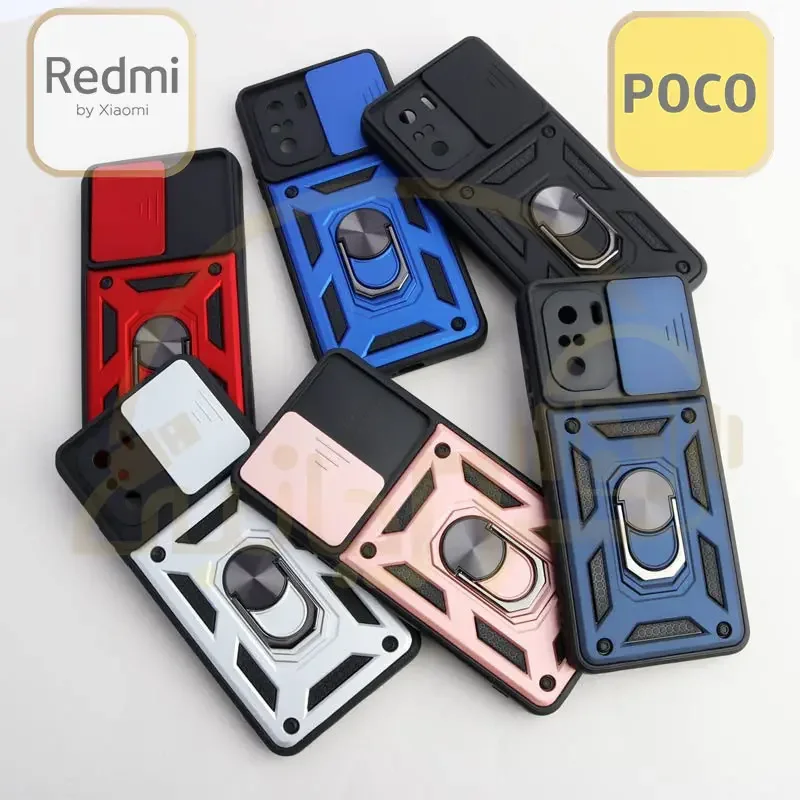 قاب ضد ضربه بتمن محافظ لنزدار کشویی Xiaomi Poco F3 5G کاور ضد ضربه بتمنی رباتی Xiaomi Redmi K40 Pro