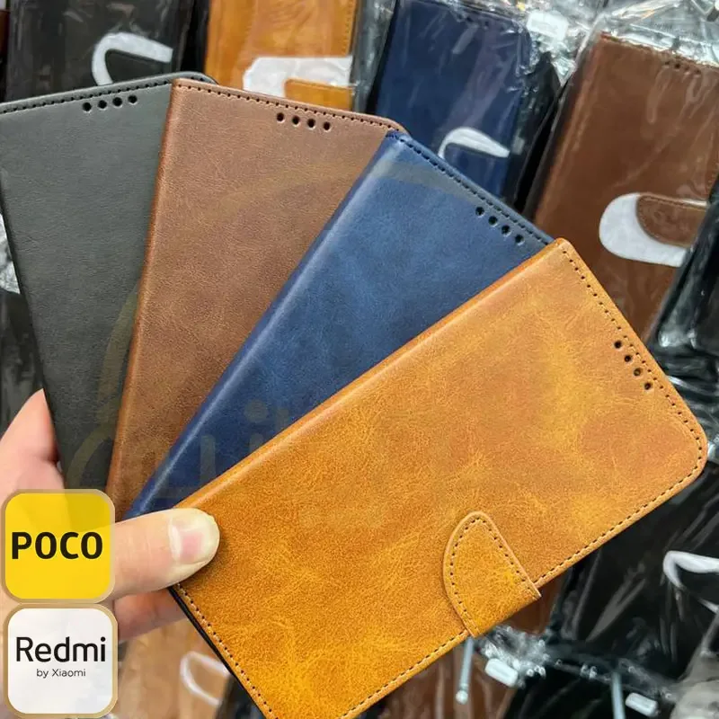 کیف موبایل کلاسوری مگنتی درجه یک مدل Xiaomi Poco F3 5G کاور شیائومی Xiaomi Redmi K40 Pro 5G
