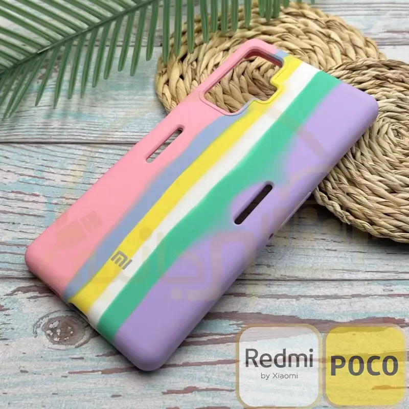 قاب سیلیکونی آبرنگی اورجینال Xiaomi Poco F4 GT 5G کاور رنگین کمانی اصلی شیائومی Redmi K50 Gaming 5G