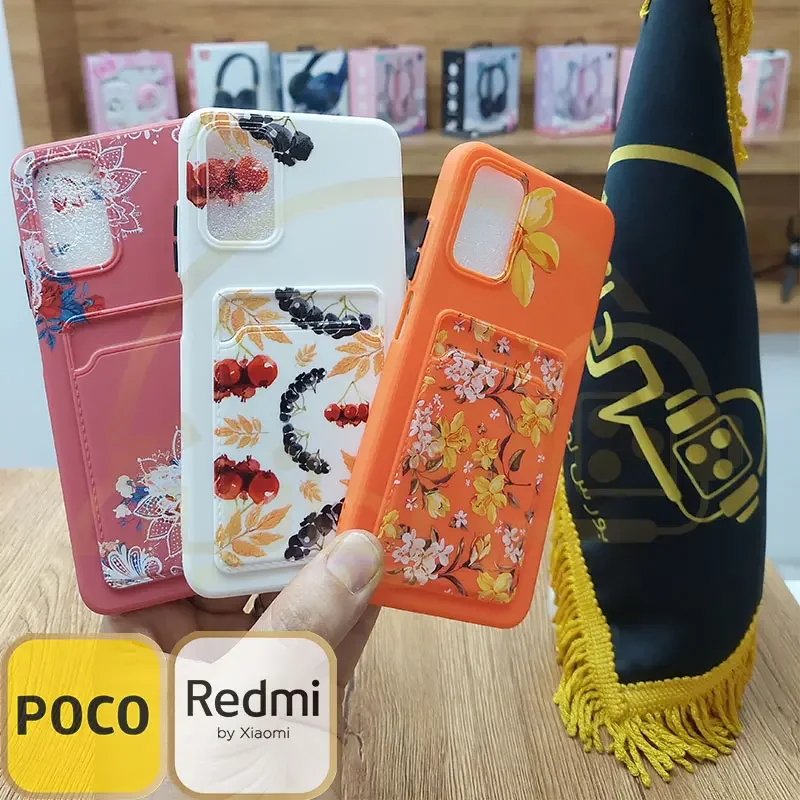 قاب سیلیکونی AAA طرح گل Xiaomi Poco M3 4G کاور شیائومی جاکارتی خور Xiaomi Redmi 9T 4G