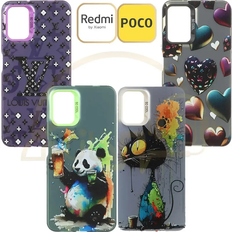 قاب طرح دار SO COOL مدل Xiaomi Poco M3 4G کاور شیائومی Xiaomi Redmi 9T 4G