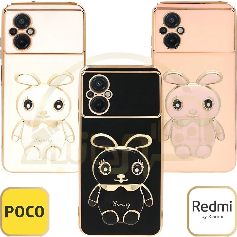 قاب محافظ لنزدار My Case Bunny پاپ سوکت مدل Xiaomi Poco M5 کاور مای کیس Note 11R شیائومی Poco M4 5G