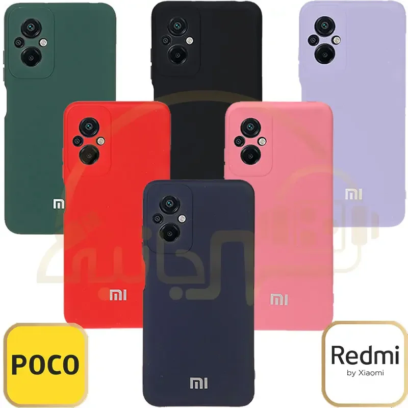 قاب نیو سیلیکون محافظ لنزدار مدل Xiaomi Poco M5 4G کاور شیائومی پوکو ام5 فورجی