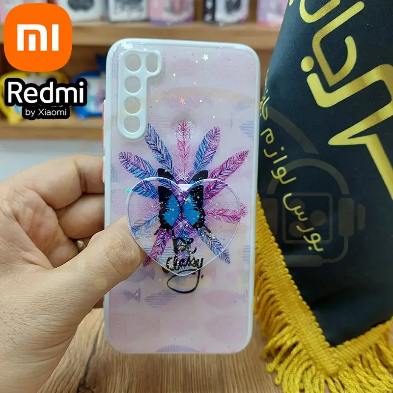 قاب IMD پاپ سوکت دار Xiaomi Redmi Note 8 4G کاور شاین محافظ لنز دار ردمی نوت 8