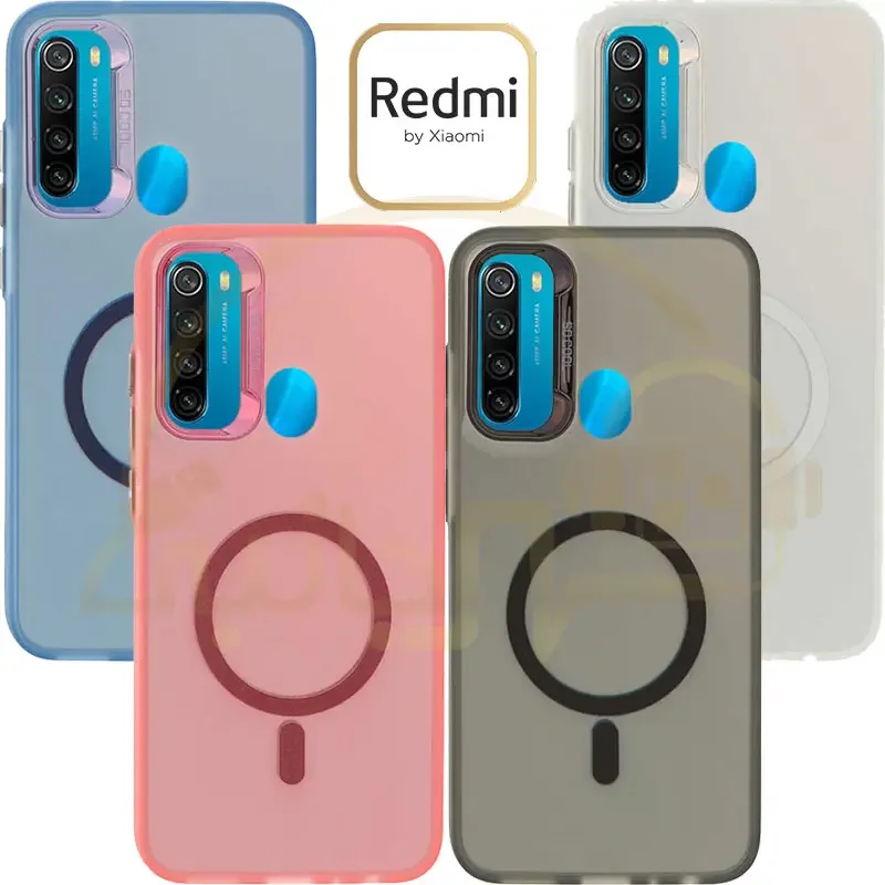 قاب SO COOL طرح مگ سیف لنز متال Xiaomi Redmi Note 8 4G کاور شیائومی ردمی نوت 8