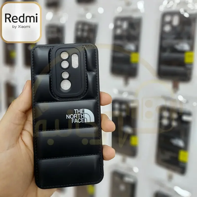 قاب پافری The North Face مدل Xiaomi Redmi Note 8 PRO 4G کاور پافر بالشتی شیاومی ردمی نوت 8 پرو فورجی