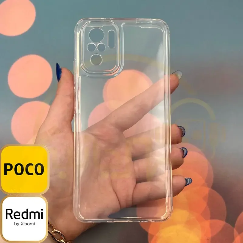 قاب شفاف PC محافظ لنز دار مدل Xiaomi Redmi Note 10S / Note 10 4G  کاور نامرئی شیائومی Poco M5s