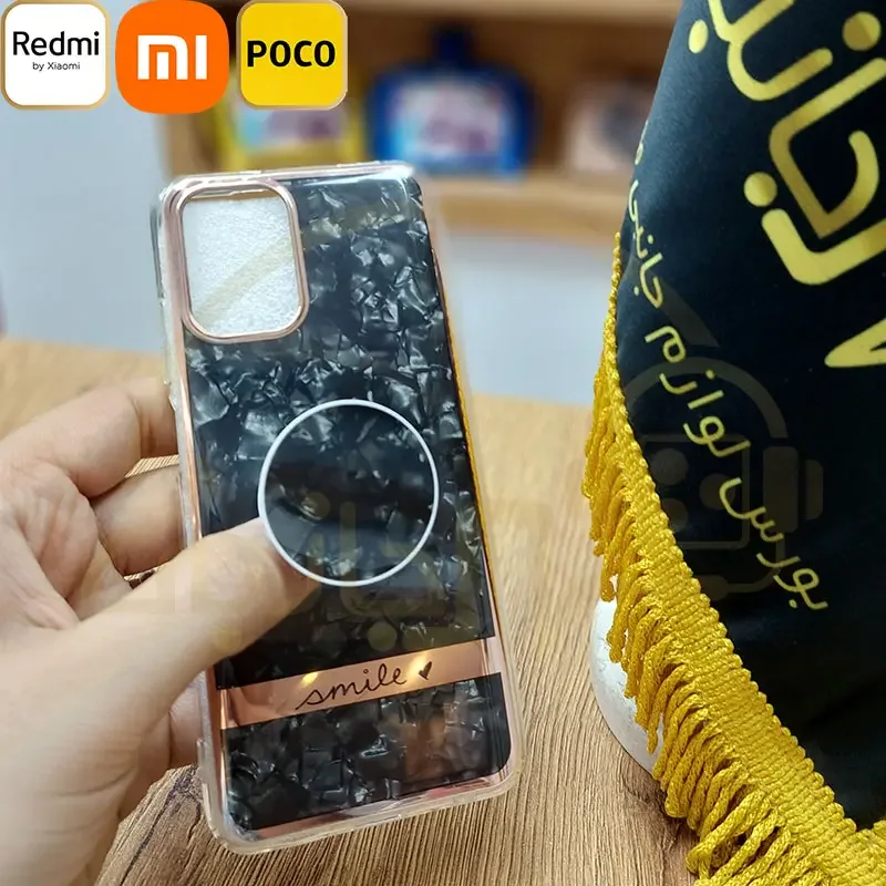 قاب IMD یخی پاپ سوکت دار مدل Xiaomi Redmi Note 10 4G / Redmi Note 10s / Poco M5s