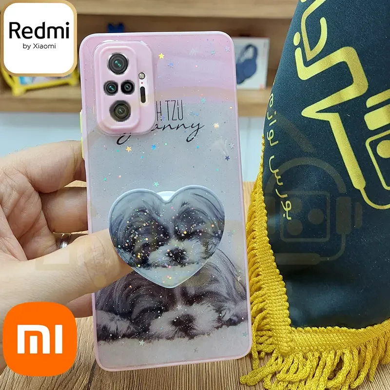 قاب IMD پاپ سوکت دار Xiaomi Redmi Note 10 Pro 4G / Redmi Note 10 Pro Max کاور شاین محافظ لنز دار