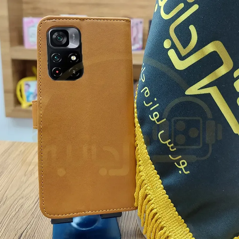 کیف چرمی موبایل مگنتی Xiaomi Redmi Note 11S 5G / Note 11 5G / Poco M4 PRO 5G