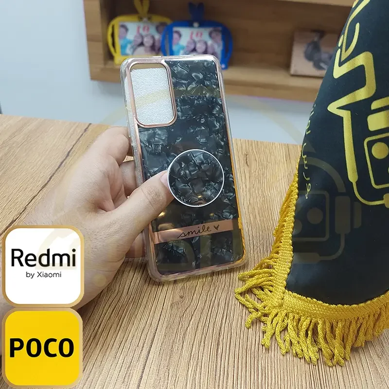 قاب ماربل یخی پاپ سوکت دار مدل Xiaomi Redmi Note 11S 5G / Note 11 5G / Poco M4 PRO 5G
