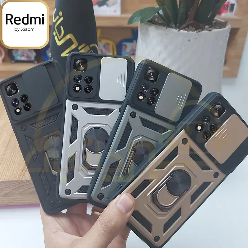 قاب ضد ضربه بتمن محافظ لنزدار کشویی Xiaomi Redmi Note 11 Pro plus 5G / Redmi Note 11 Pro (China)