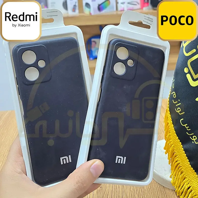 قاب نیو سیلیکون محافظ لنزدار مدل Xiaomi Redmi Note 12 5G / Xiaomi Poco X5 - رنگ مشکی