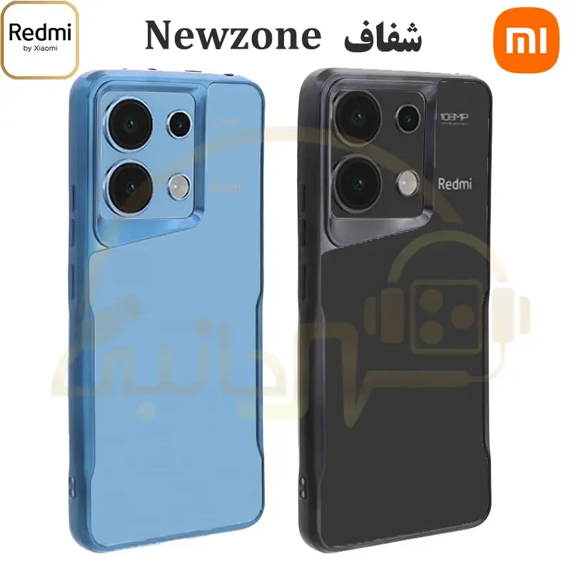 قاب طرح Newzone شفاف Xiaomi Redmi Note 13 4G کاور شیائومی نوت 13 فورجی