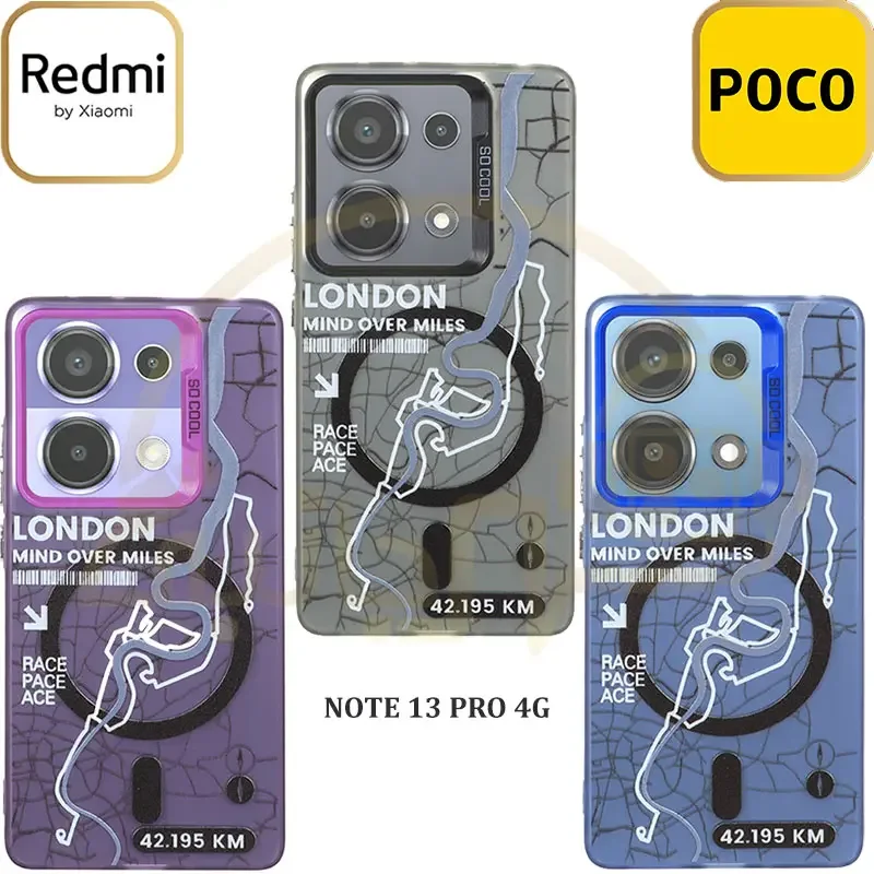 قاب SO COOL طرح مگ سیف مدل Xiaomi Redmi Note 14S / Note 13 Pro 4G / M6 Pro 4G