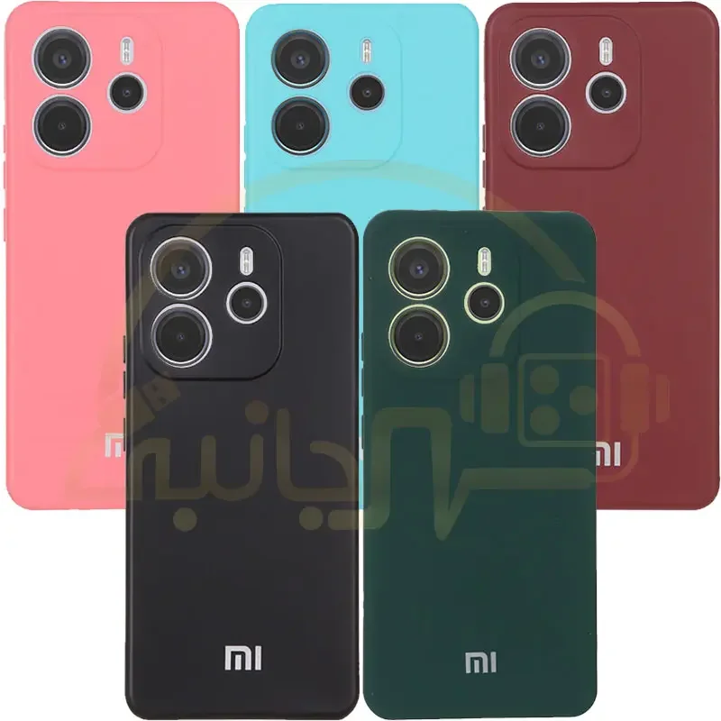 قاب نیو سیلیکون محافظ لنزدار مدل Xiaomi Redmi Note 14 4G