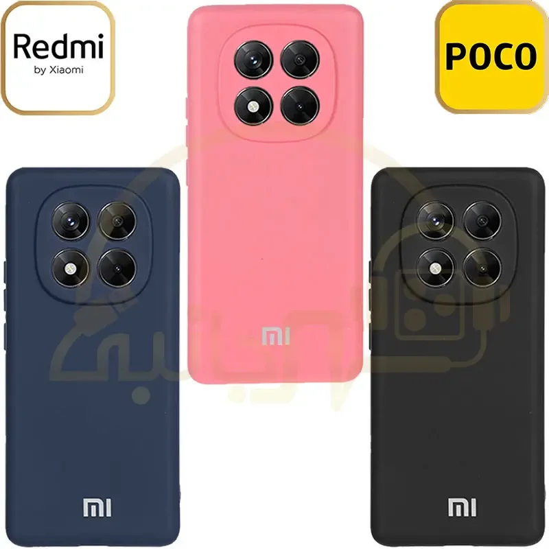قاب نیو سیلیکون محافظ لنزدار Xiaomi Redmi Note 14 Pro 5G | Redmi Note 14 Pro Plus 5G | Poco X7 5G