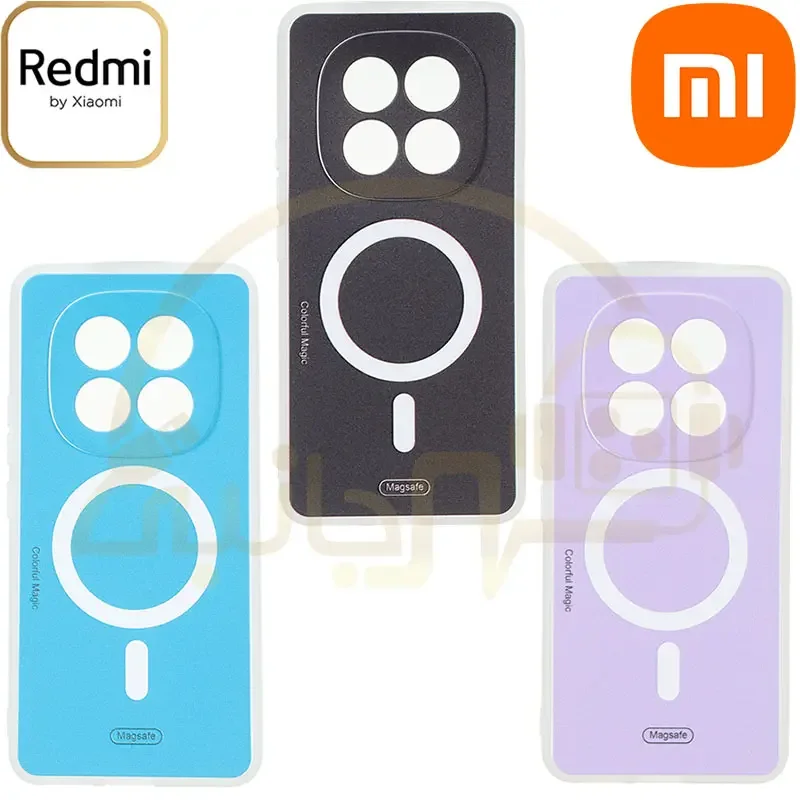 قاب Colorful Magic طرح مگ سیف محافظ لنزدار Xiaomi Redmi Note 15 Pro 4G