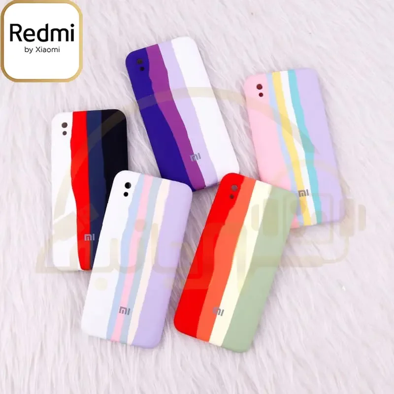 قاب سیلیکونی پاک کنی آبرنگی محافظ لنزدار Xiaomi Redmi 9A Sport / Redmi 9A / Redmi 9AT / REDMI 9i