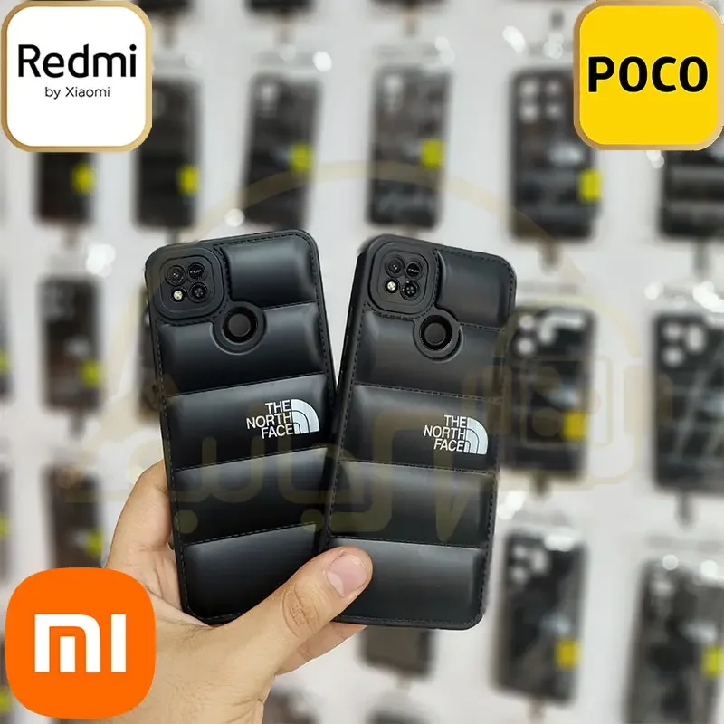 قاب پافر North Face مدل Xiaomi Redmi 10A / Redmi 9C / Poco C31
