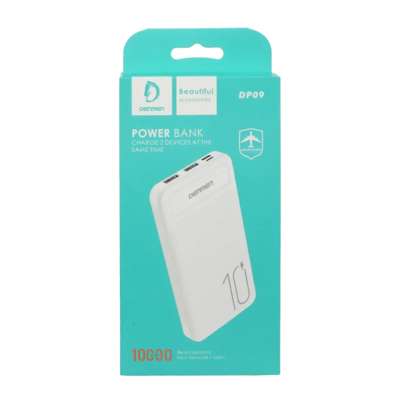 پاوربانک Denmen 10W 10000mAh POWER BANK مدل DP09