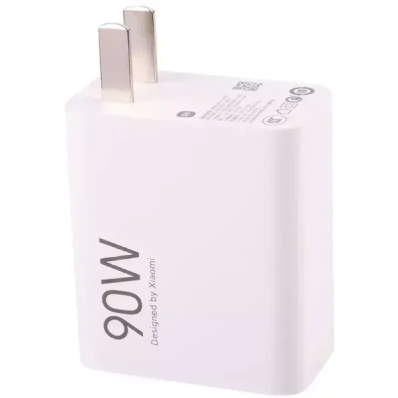 شارژر دیواری فست سرکارتنی 90 وات شیائومی تک پورت Xiaomi مدل MDY-14-EC 90W - سفید - اصلی - پین خارجی