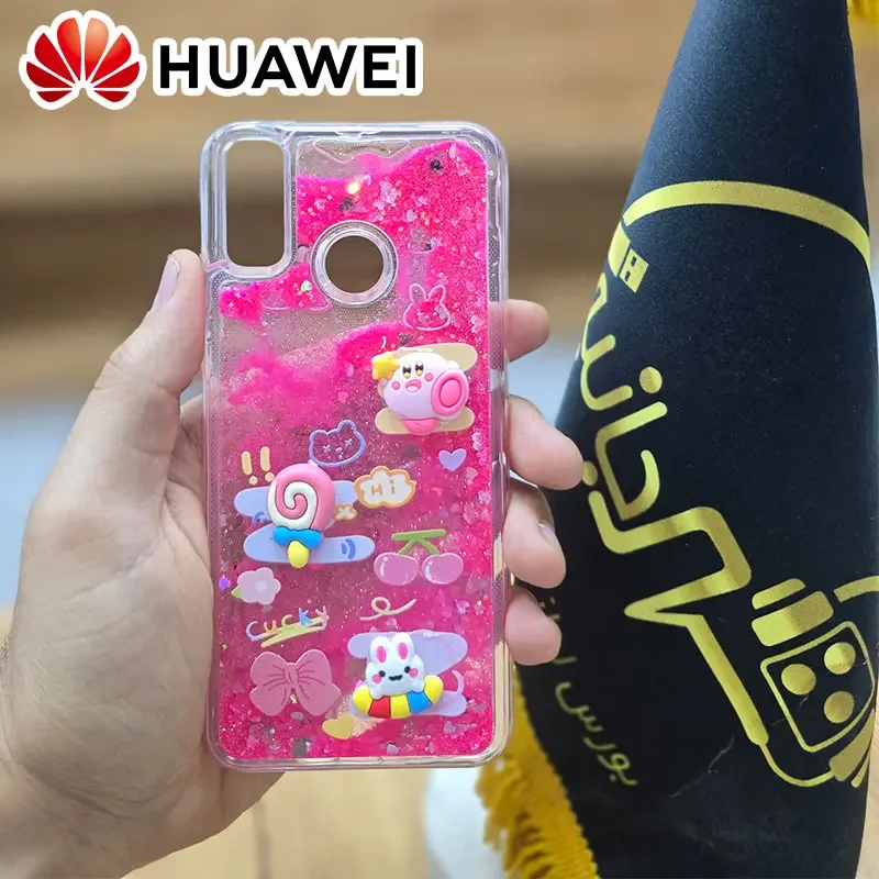 قاب شفاف دور ژله ای آکواریومی عروسک برجسته Huawei Y8s 2020 و Y9 2019 کاور JKM-LX1, JKM-LX2, JKM-LX3