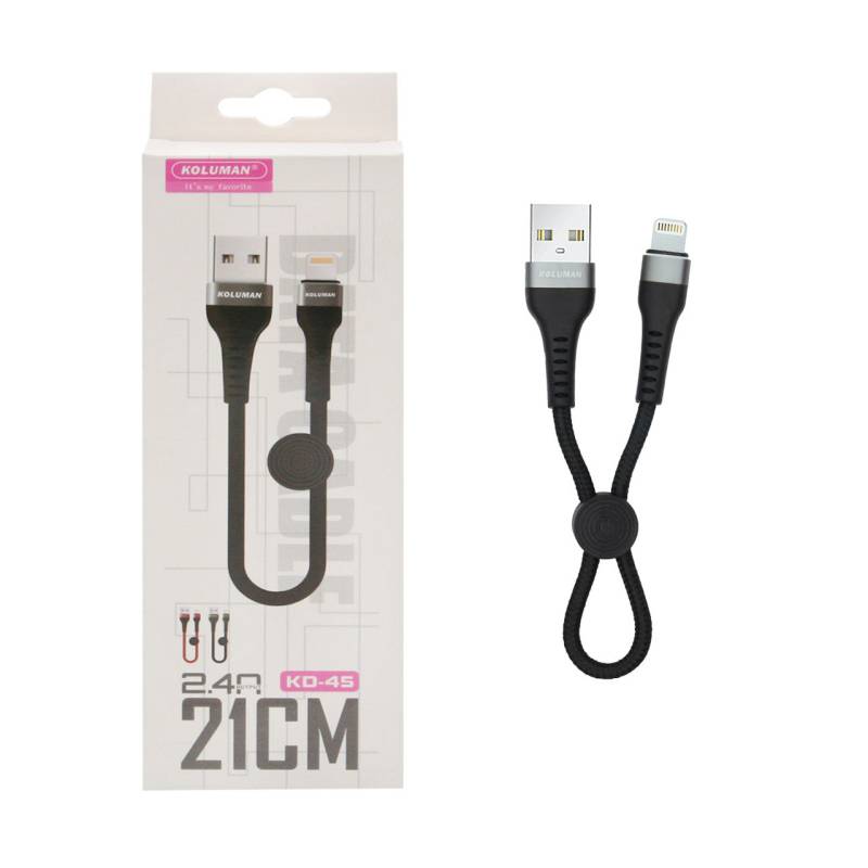 کابل شارژ پاوربانک فست آیفون Koluman مدل KD-45