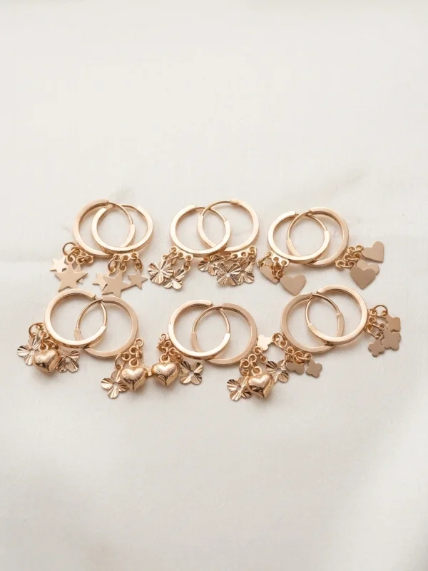 گوشواره حلقه ای پاریسی