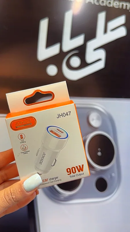 شارژر فندکی JOKADE مدل JH047 توان ۹۰ وات دو پورت