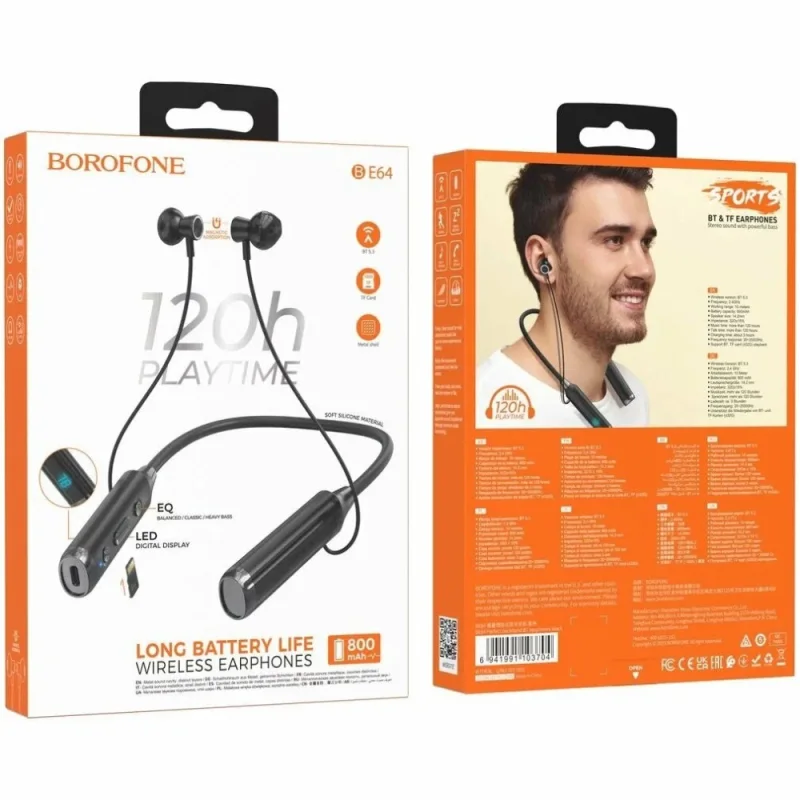 هندزفری گردنی Borofone BE64