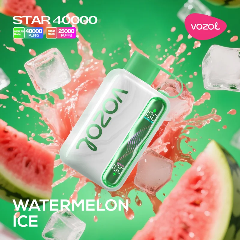 (هندونه یخ - WATERMELON ICE) VOZOL STAR 40000