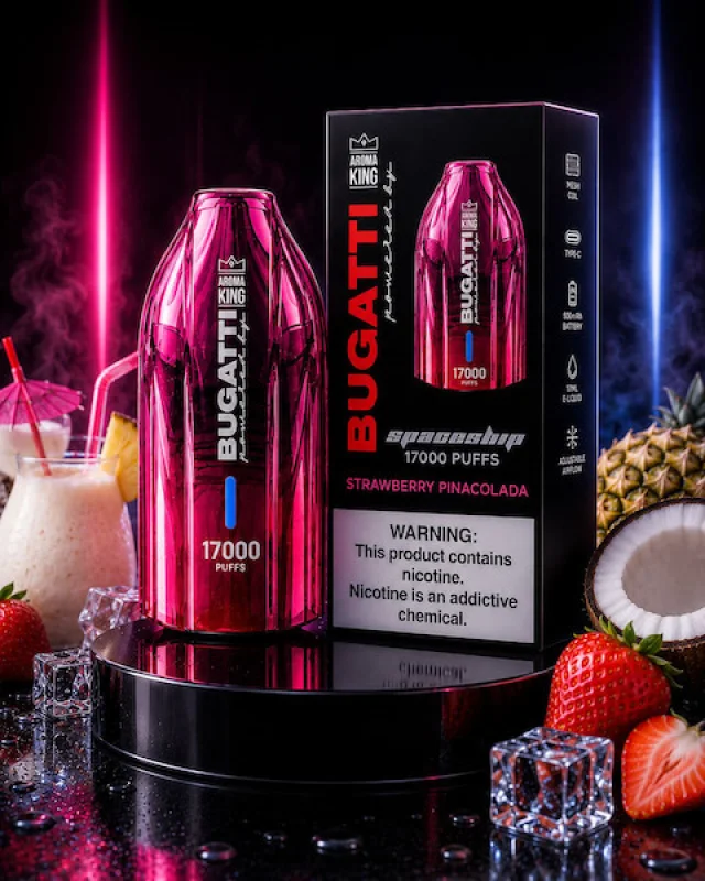 (توت فرنگی اناناس نارگیل - STRAWBERRY PINACOLADA) BUGATTI 17000