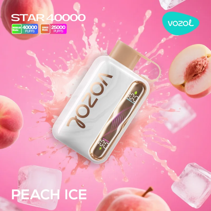 (هلو یخ - PEACH ICE) VOZOL STAR 40000