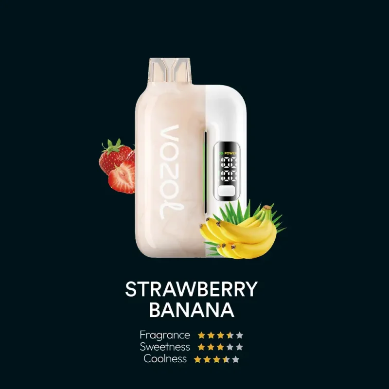 (توت فرنگی موز یخ -  STRAWBERRY BANANA ICE) VOZOL MAGIC 20000 CARTRIDGE