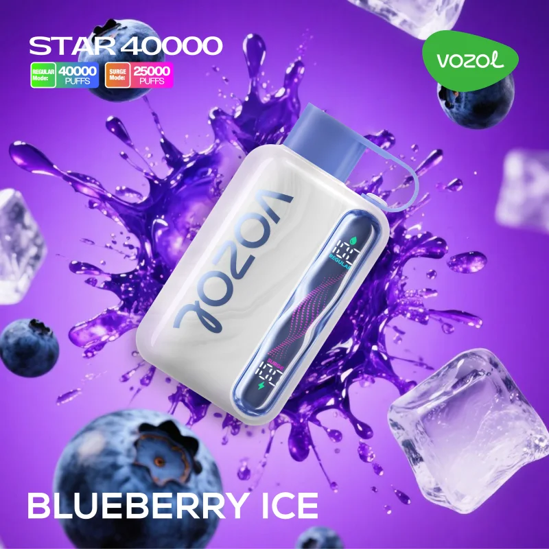 (بلوبری یخ - BLUEBERRY ICE) VOZOL STAR 40000