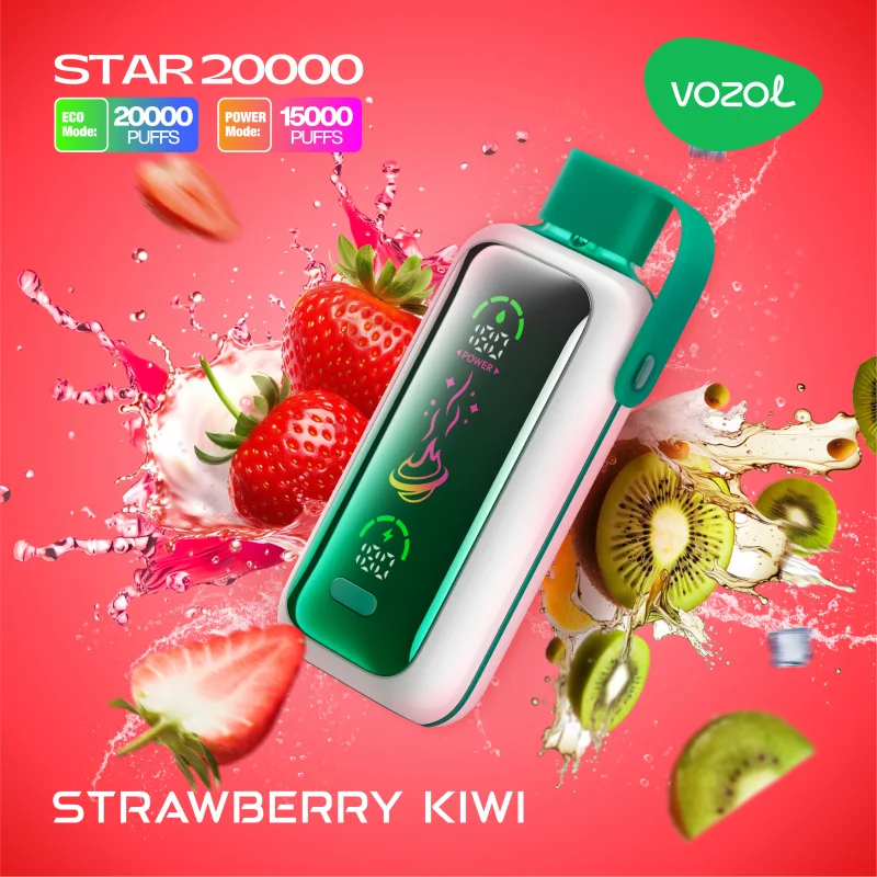 (توت فرنگی کیوی - STRAWBERRY KIWI) VOZOL STAR 20000