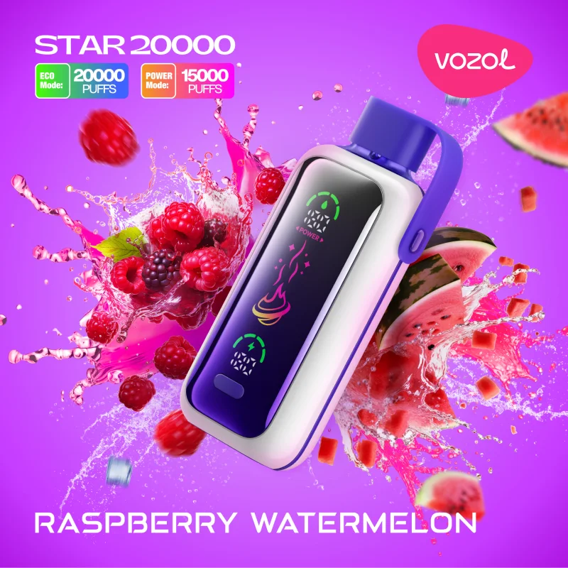 (هندونه تمشک - RASPBERRY WATERMELON) VOZOL STAR 20000