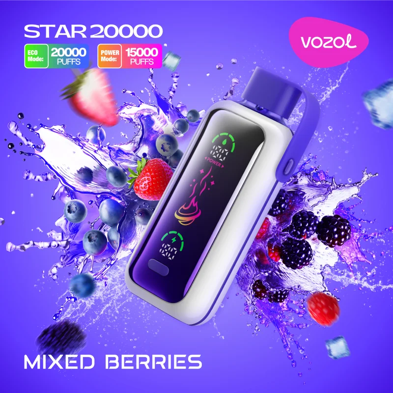 (ترکیب توت ها - MIXED BERRIES) VOZOL STAR 20000
