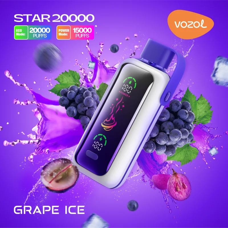 (انگور یخ - GRAPE ICE)  VOZOL STAR 20000