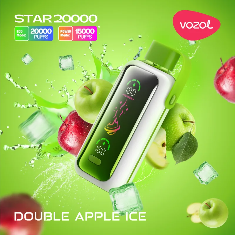 (دوسیب یخ - DOUBLE APPLE ICE) VOZOL STAR 20000