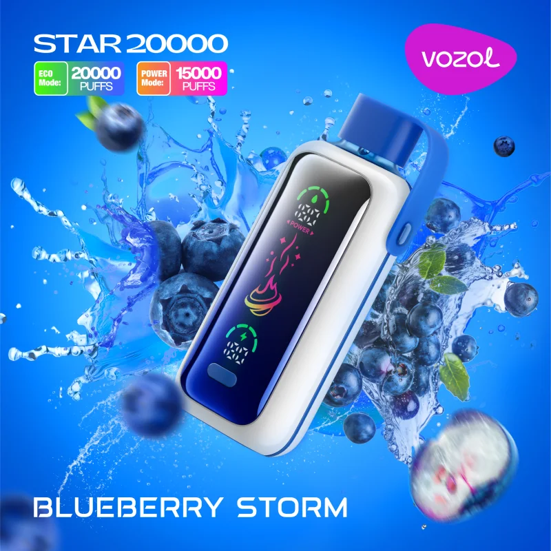 (طوفان بلوبری - BLUEBERRY STORM) VOZOL STAR 20000