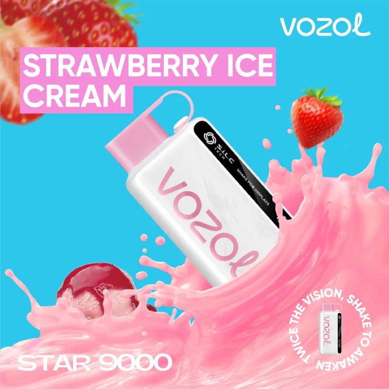 (توت فرنگی بستنی -  STRAWBERRY ICECREAM) VOZOL STAR 12000