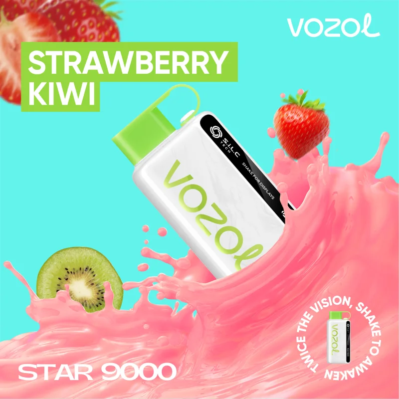 (توت فرنگی کیوی - STRAWBERRY KIWI) VOZOL STAR 12000