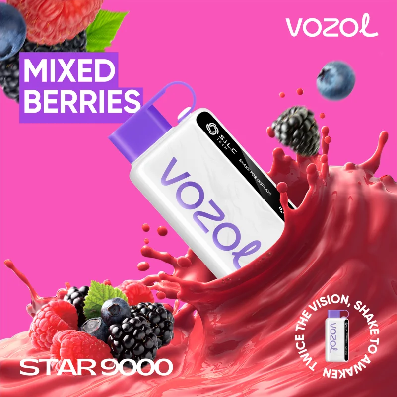 (ترکیب توت ها - MIXED BERRIES) VOZOL STAR 12000