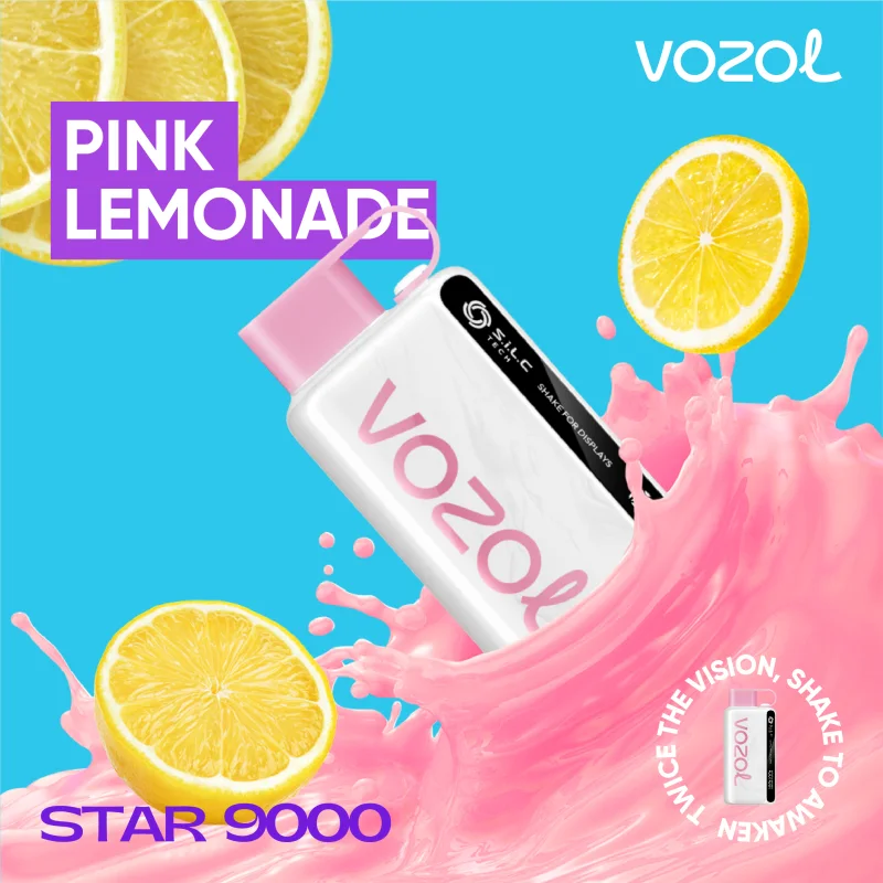 (لیموناد صورتی - PINK LEMONADE) VOZOL STAR 12000